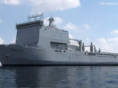  RFA Cardigan Bay Landing Ship 
