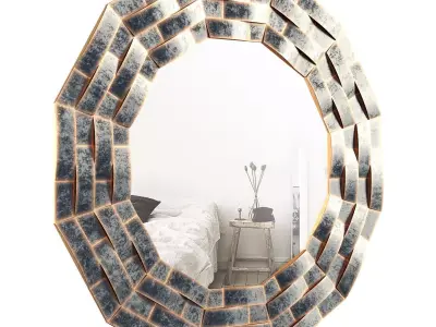 Cavalier Wall Mirror ROSP5192 3D model