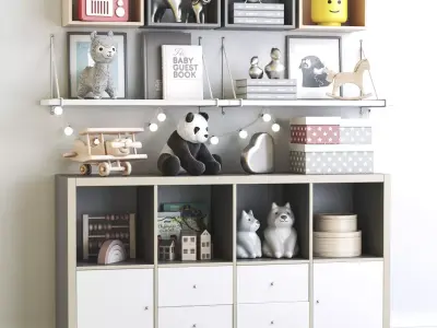 Childrens furniture and toys 7 3D model