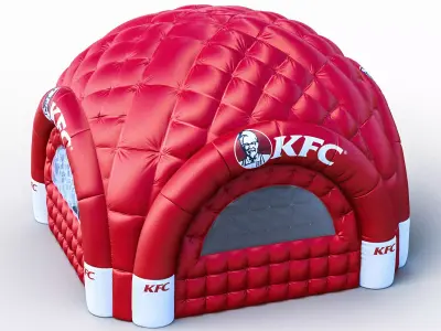  inflatable tent  air blow tent Blow-up tent 3D model