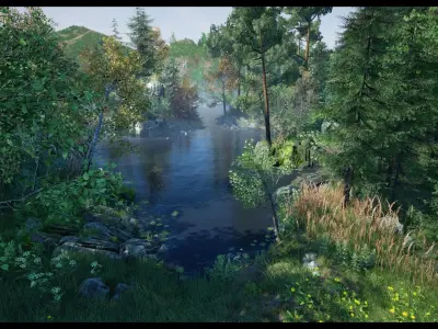 Nature Package Low-poly 3D model