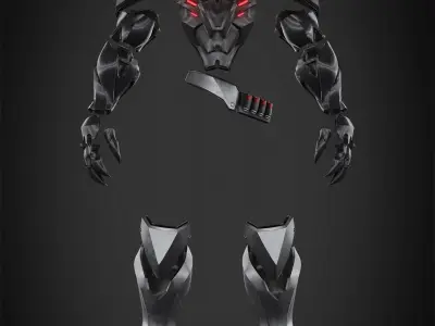 Overwatch 2 Reaper Armor for Cosplay 3D print model