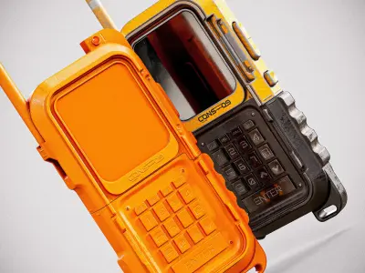 Sci-fi Controller V9 PBR Low-poly 3D model