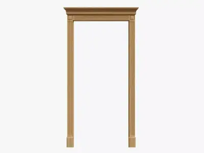 Door portal classic 02 3D model