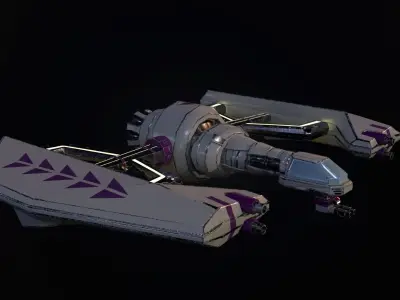 SpaceShip Star Fighter 3D model