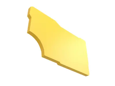 UHD High tech Graphical Interface v9 004 Low-poly 3D model