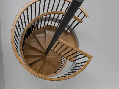  spiral staircase 3D model