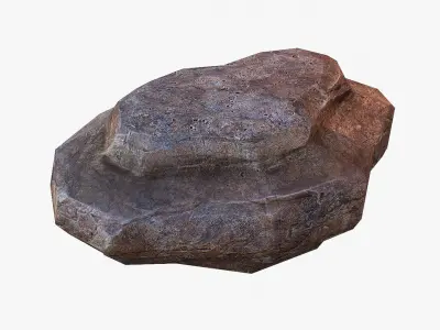 Big Stone 2 low poly Low-poly 3D model
