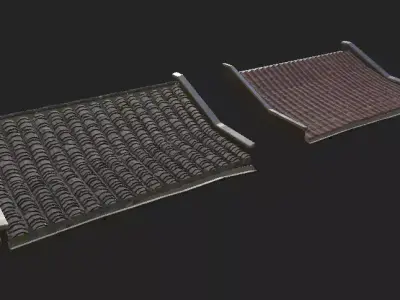 Traditional Roof Low-poly 3D model