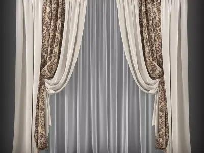 Curtain 3D model-86 3D model