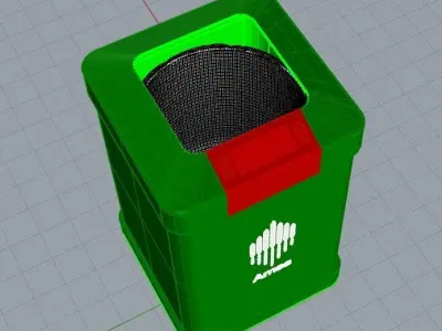 Milan Recycle Bin 3D model