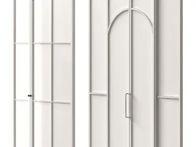 Art deco doors 6 3D model