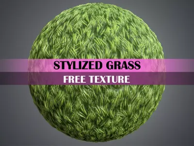 Stylized Grass Texture Free Texture