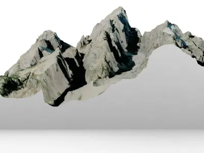 Mount Grand Teton 3D model