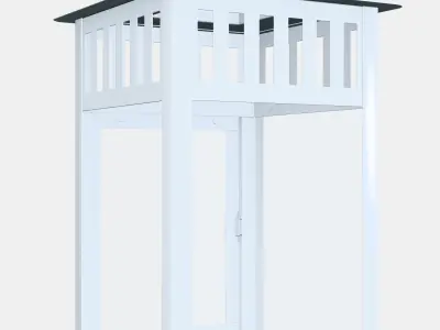 BORRBY Lantern for block candle 1 Low-poly 3D model