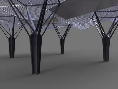 Public Shade 3D model