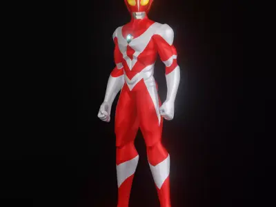 Ultraman Zearth Stylized 3D Model  3D model