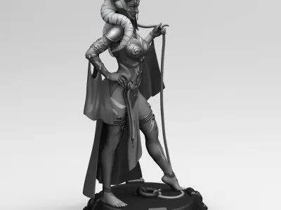 Female Togruta Dancer 3D print model