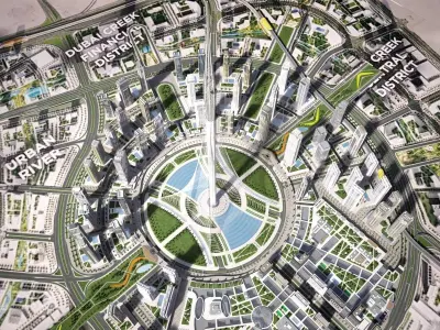 Dubai Creek Harbour 3D model