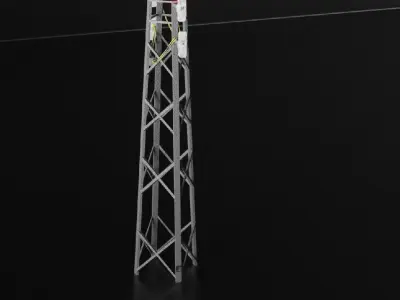 3d tower cell 3D model