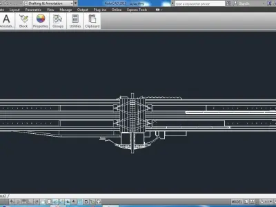 Sketchup Terminal A4 Project SKP DWG PIC 3D model