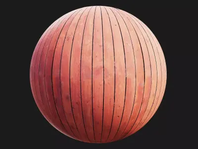 Red Wood Planks Texture