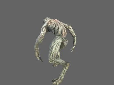 Alien Light Soldier 1 Low-poly 3D model