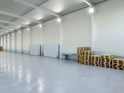 Warehouse Interior 5b Low-poly 3D model