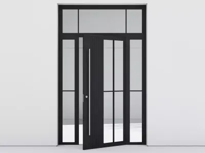 Aluminium door 270 3D model