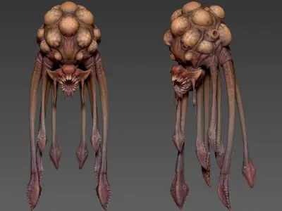 Crescent Moon Games Sci Fi Character and Creature Pack Low-poly 3D model