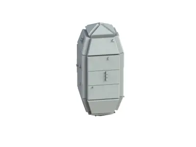 Sci Fi Object No 4416 Low Poly Low-poly 3D model