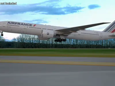  Air France Boeing 777-300ER Rigged 