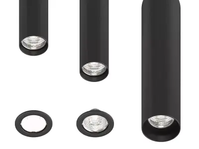 Light Star Rullo Black  3D model