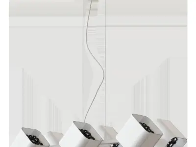  Kovacs 6 Light 1 Tier Linear Chandelier  3D model