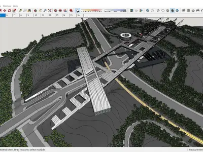 Sketchup Cultral Center J3 3D model