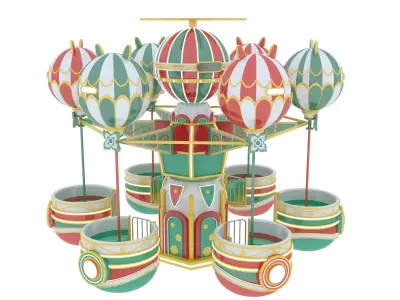 Amusement Park Samba Ball 3D model