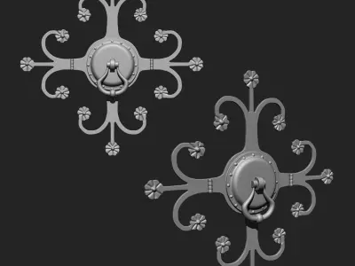 Door Latch IMM Brush Pack 15 in One vol 3 3D model