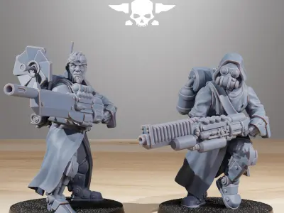 Scavenger infantry Builder Kit 3D print model