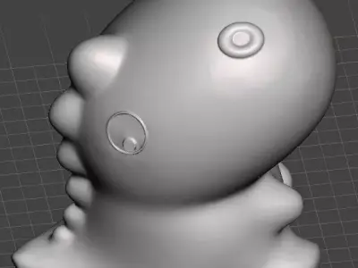 Big nose dino 3 types 3D print model