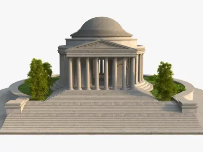 Jefferson Memorial 3D model