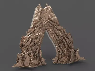 Hell pyramid detail  3D model