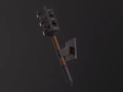 Torch 3D Model Low-poly 3D model