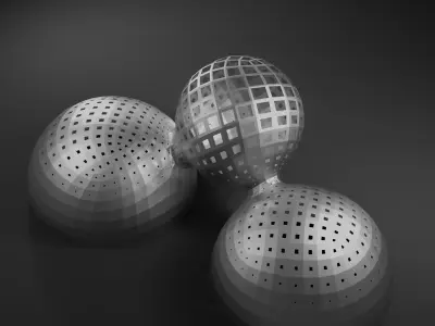  Simple Universal Organic Blob Sculptures Pack Low-poly 3D Low-poly 3D model