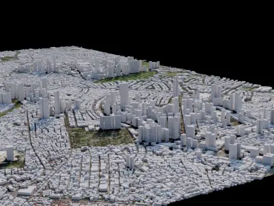 Quezon City - Philippines 3D model