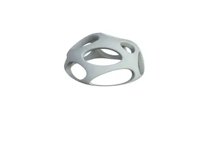 SciFi Cube Object No 48723 Low Poly Shape Low-poly 3D model