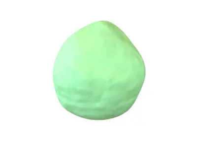 Snowball v1 006 Low-poly 3D model
