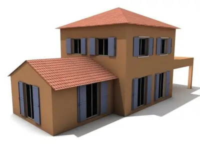 Provencal house 3D model