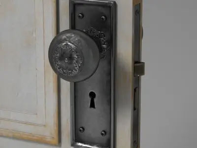 Paneled Door 3D model