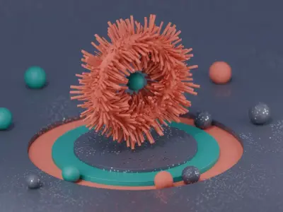 Satisfying Alien Loop Animation 3D model