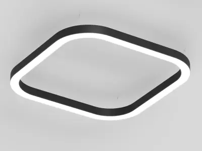 Modular luminaire HOKASU Frame-R Free 3D model